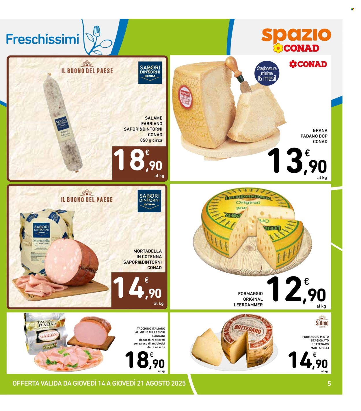 Volantino Spazio Conad - 14/8/2025 - 21/8/2025. Pagina 5