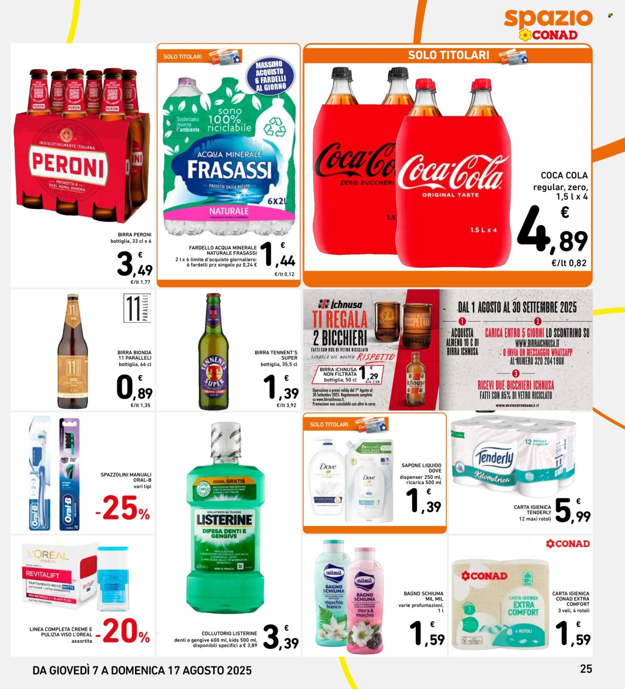 Volantino Spazio Conad - 7/8/2025 - 17/8/2025. Pagina 25