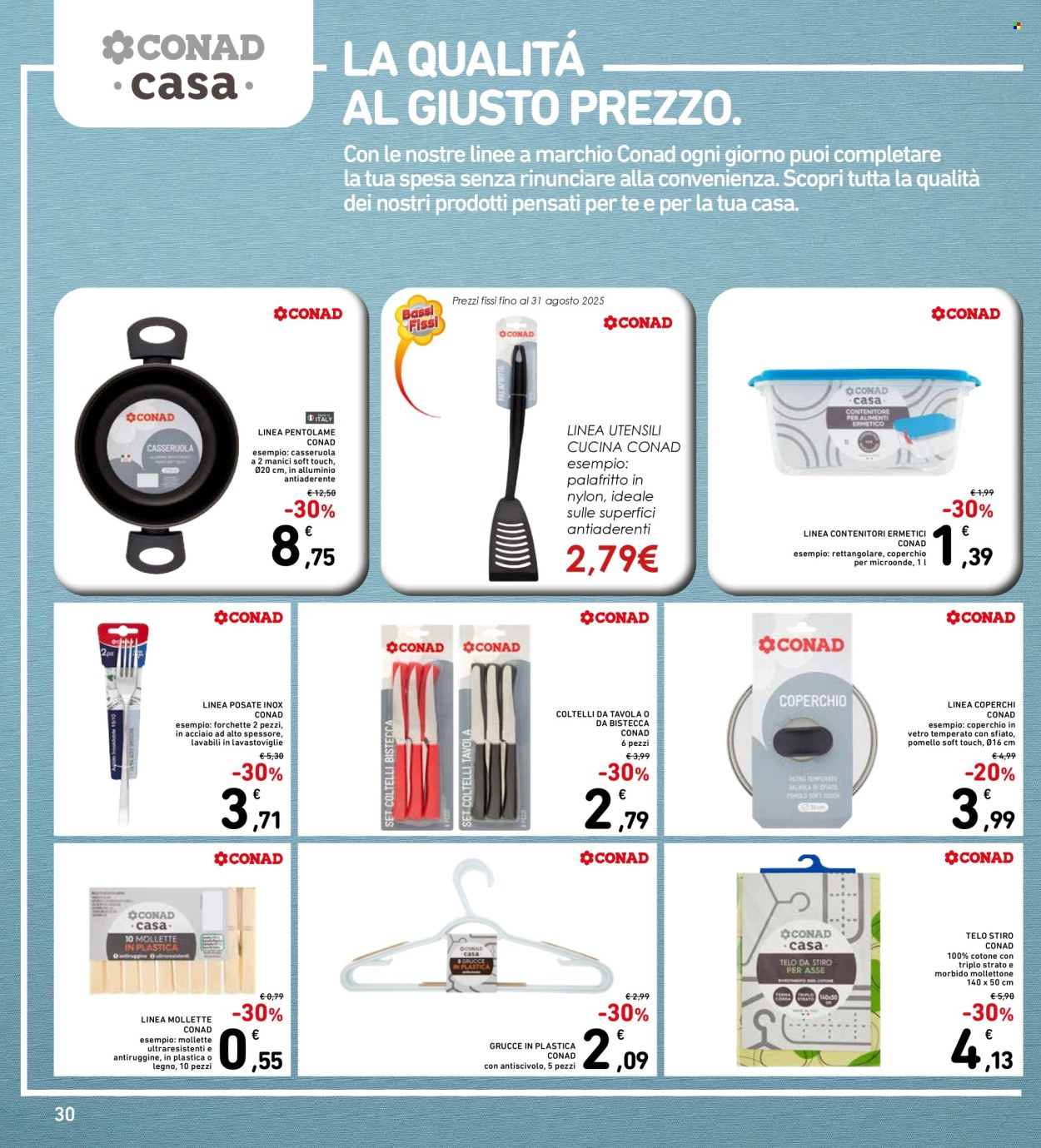Volantino Spazio Conad - 7/8/2025 - 17/8/2025. Pagina 30