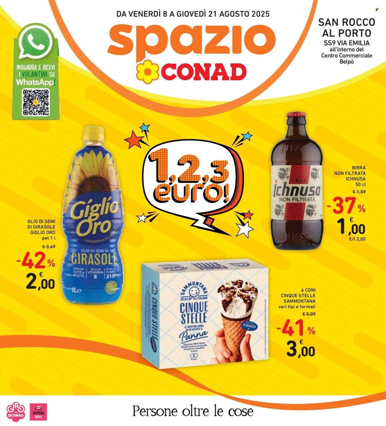 Volantino Spazio Conad - 8/8/2025 - 21/8/2025. Pagina 1