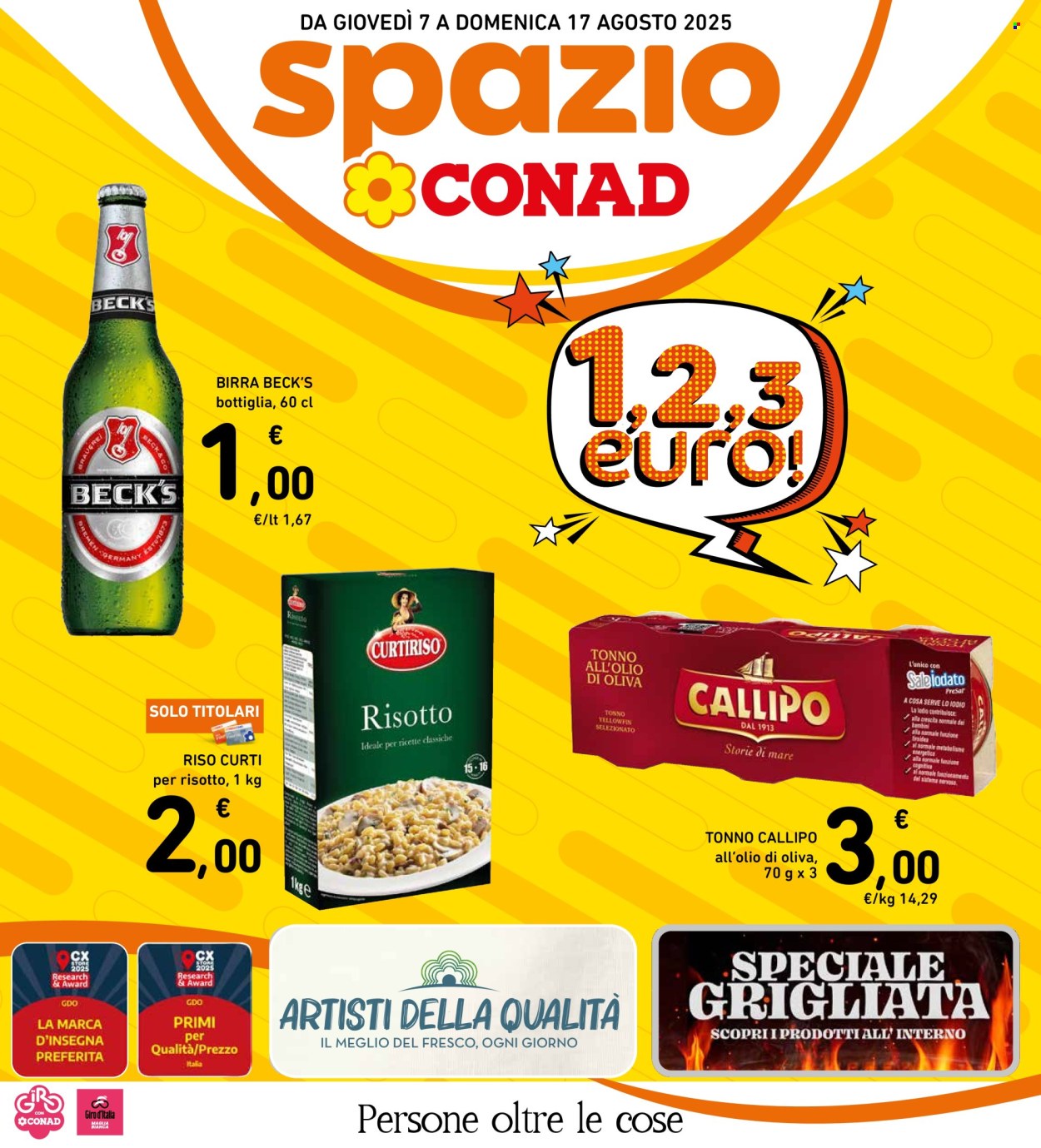 Volantino Spazio Conad - 7/8/2025 - 17/8/2025. Pagina 1