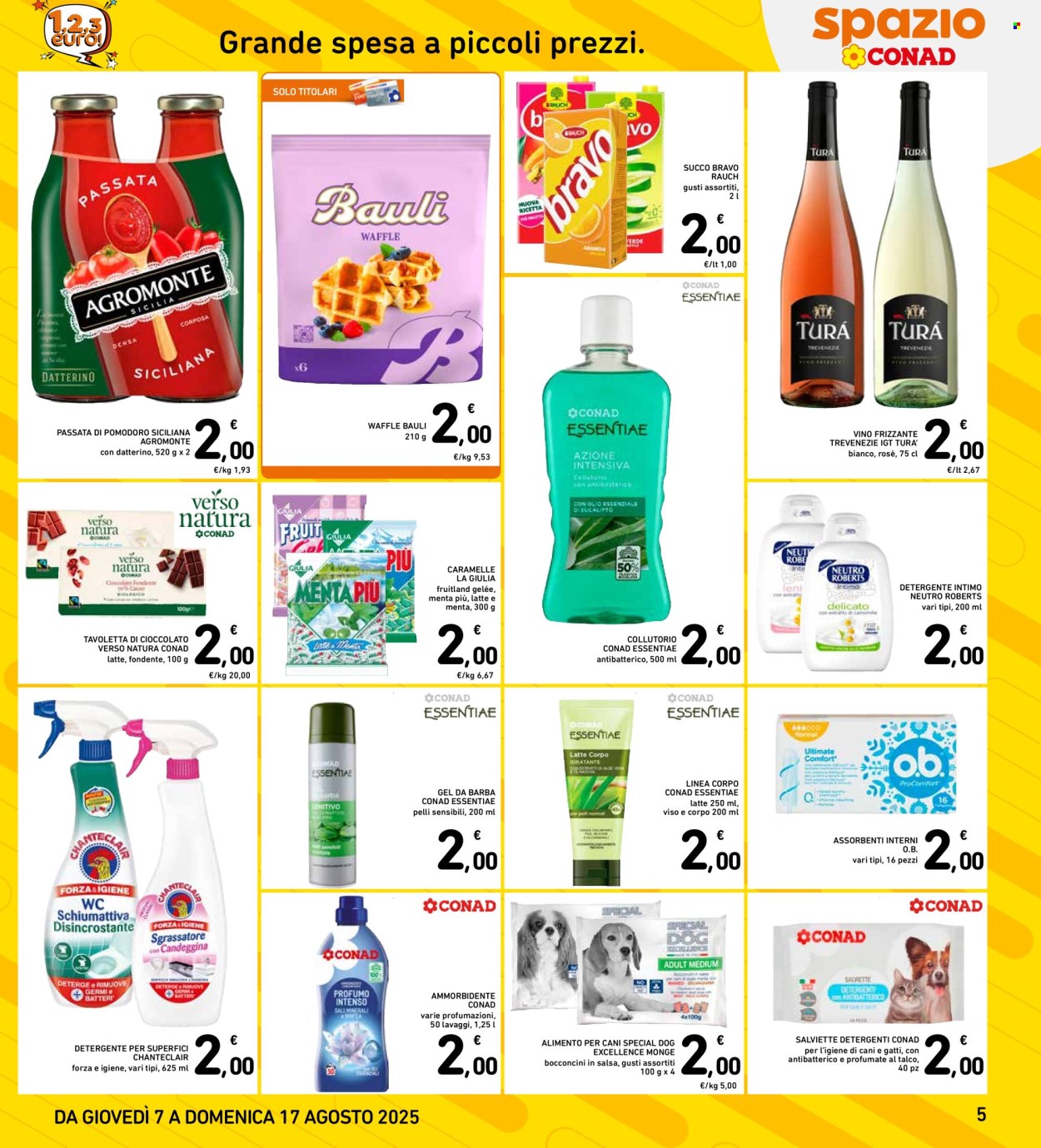 Volantino Spazio Conad - 7/8/2025 - 17/8/2025. Pagina 5