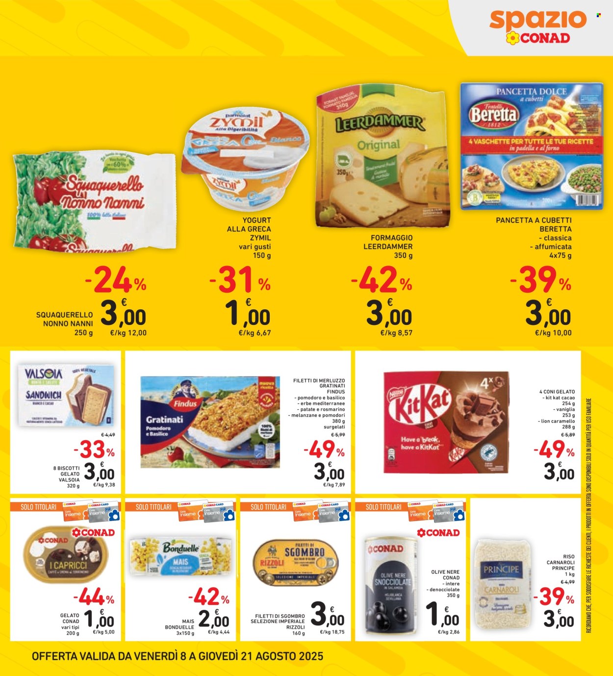 Volantino Spazio Conad - 8/8/2025 - 21/8/2025. Pagina 3