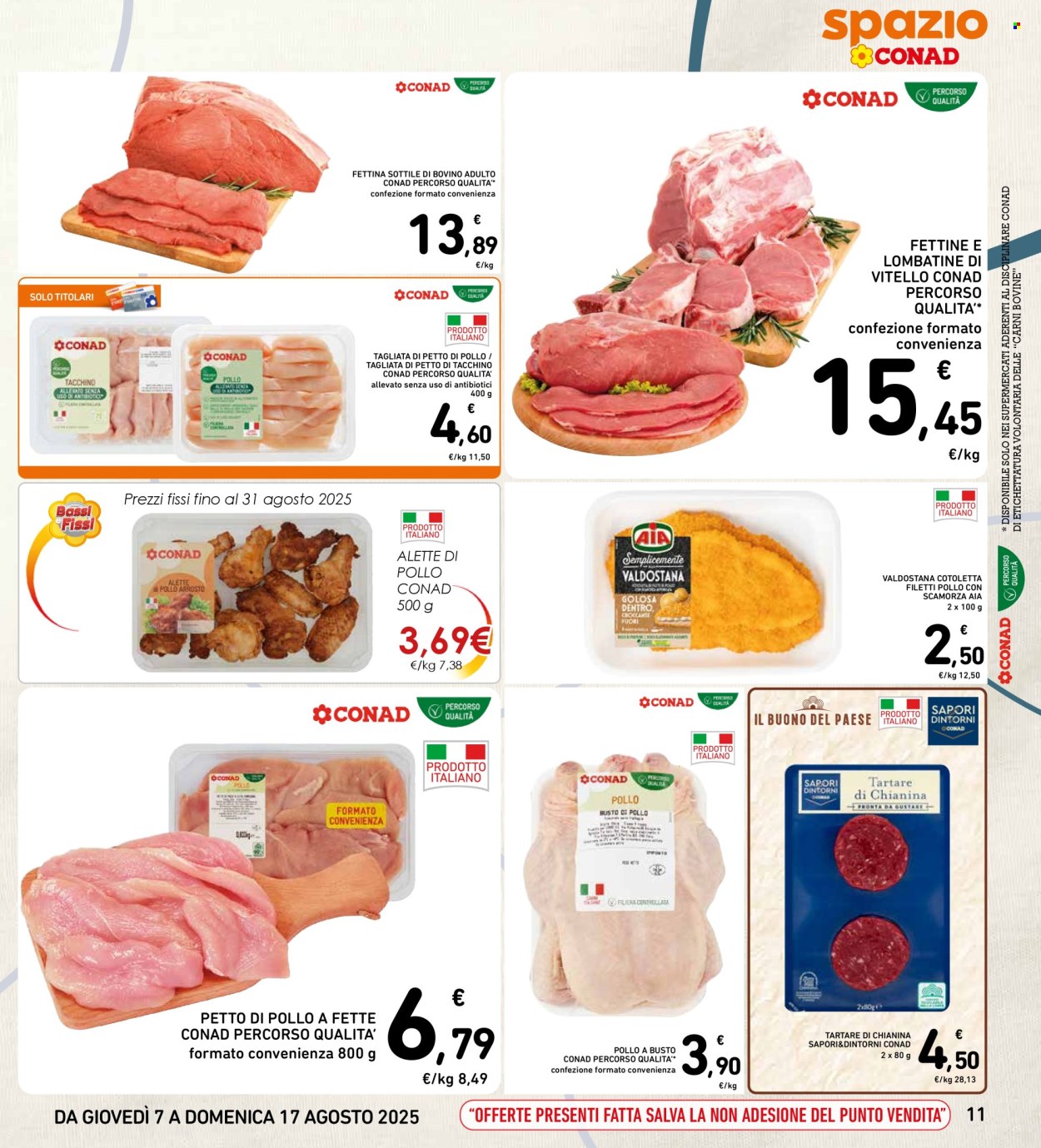 Volantino Spazio Conad - 7/8/2025 - 17/8/2025. Pagina 11