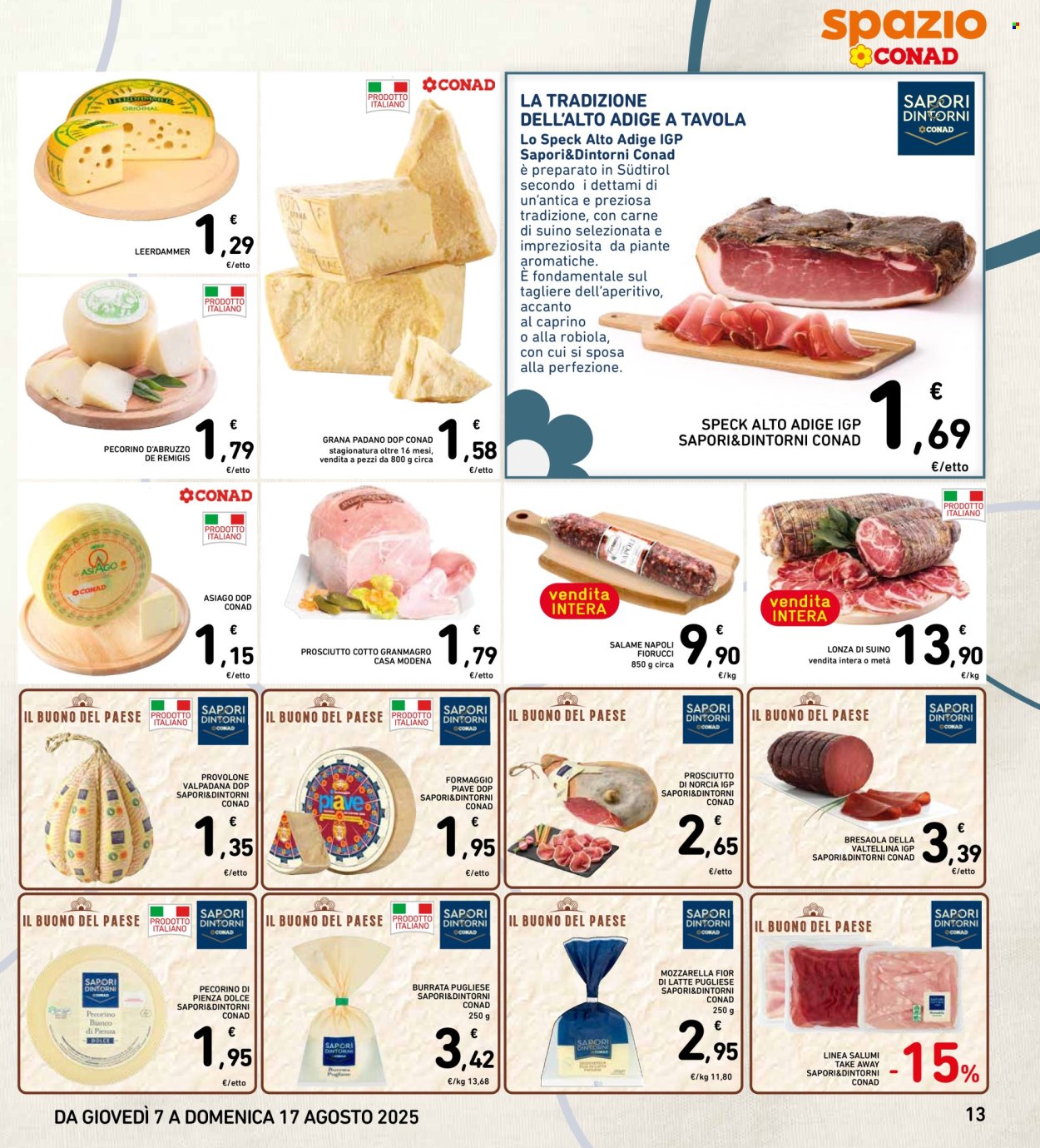 Volantino Spazio Conad - 7/8/2025 - 17/8/2025. Pagina 13