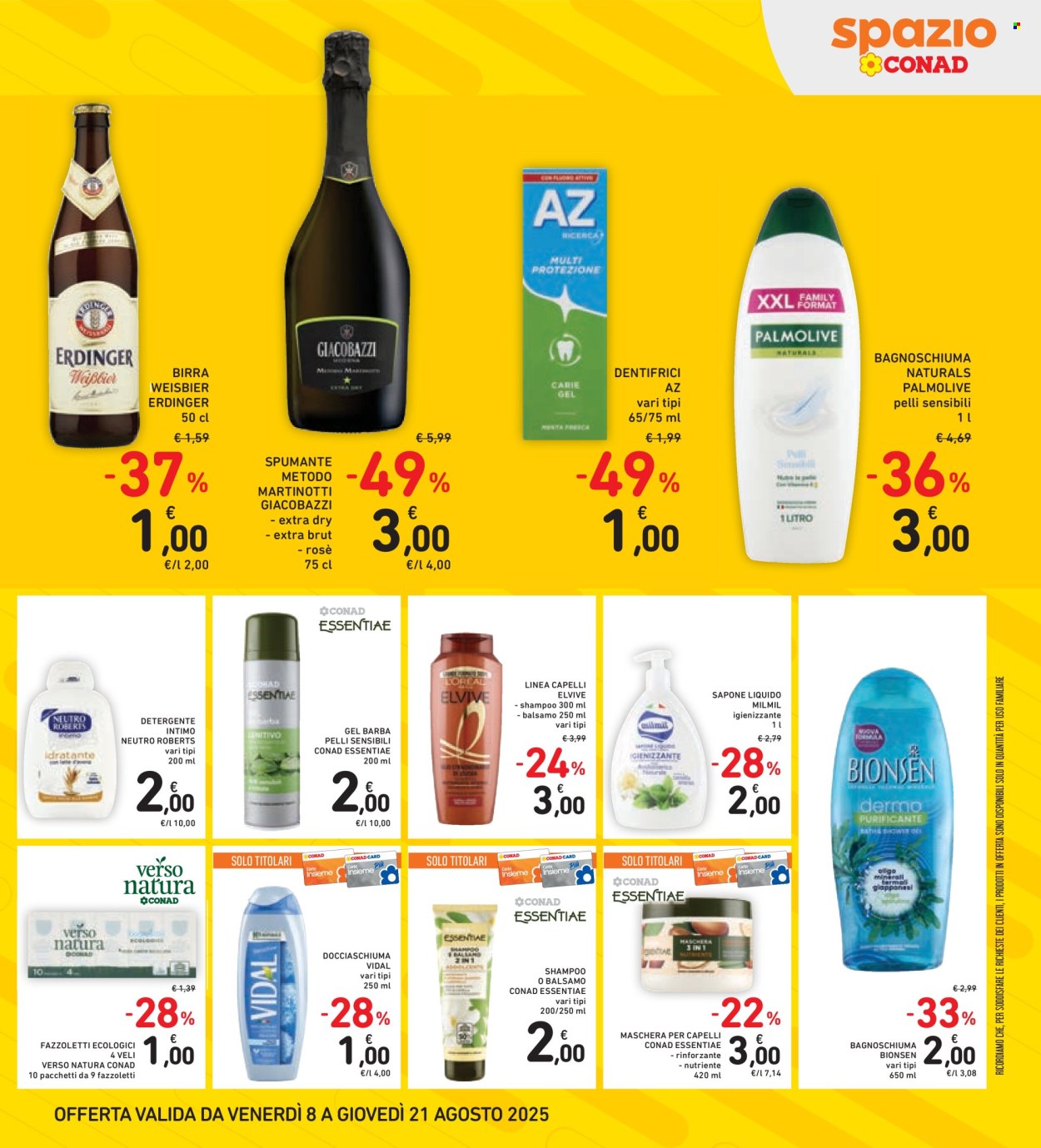 Volantino Spazio Conad - 8/8/2025 - 21/8/2025. Pagina 7