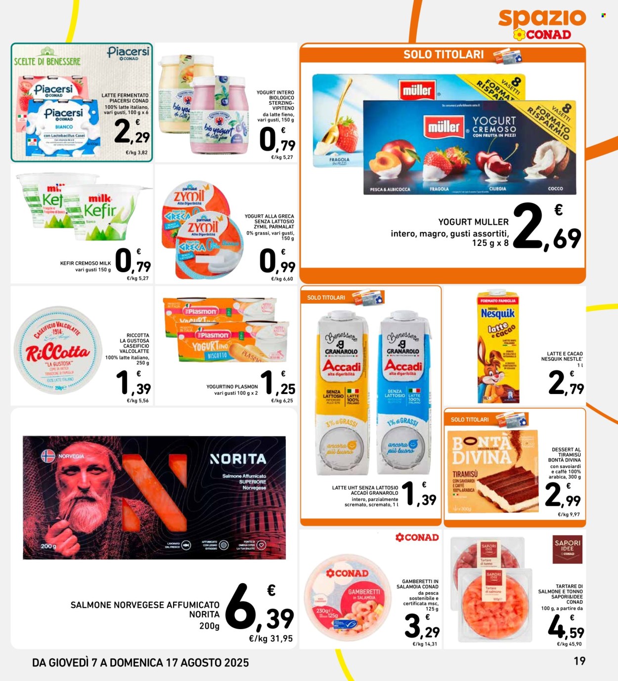 Volantino Spazio Conad - 7/8/2025 - 17/8/2025. Pagina 19