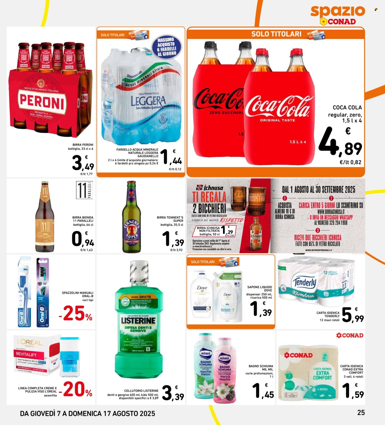 Volantino Spazio Conad - 7/8/2025 - 17/8/2025. Pagina 25
