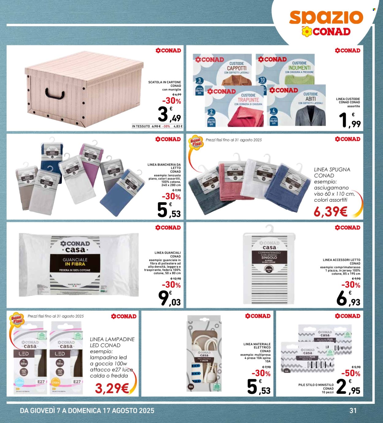 Volantino Spazio Conad - 7/8/2025 - 17/8/2025. Pagina 31