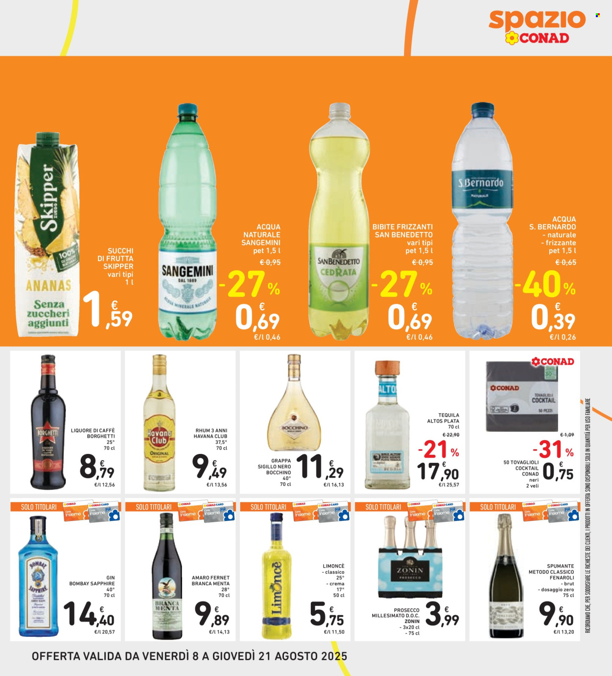 Volantino Spazio Conad - 8/8/2025 - 21/8/2025. Pagina 29