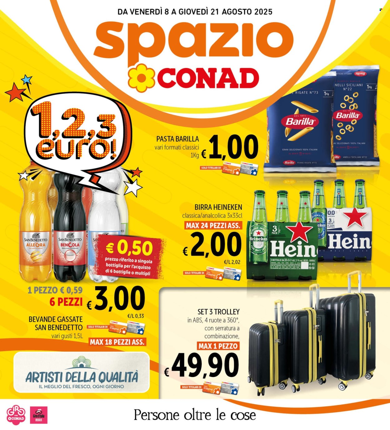 Volantino Spazio Conad - 8/8/2025 - 21/8/2025. Pagina 1