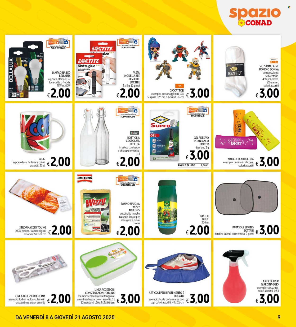 Volantino Spazio Conad - 8/8/2025 - 21/8/2025. Pagina 9