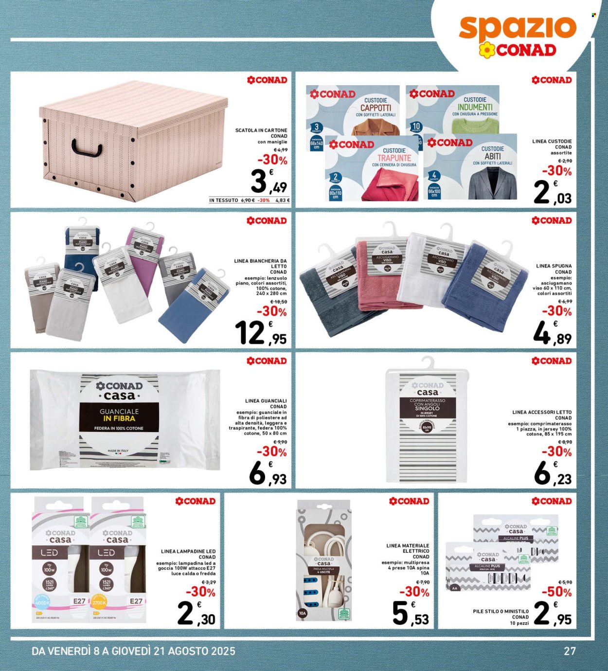 Volantino Spazio Conad - 8/8/2025 - 21/8/2025. Pagina 27