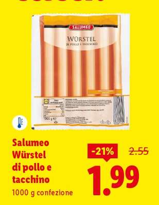 Salumeo Würstel di pollo e tacchino
