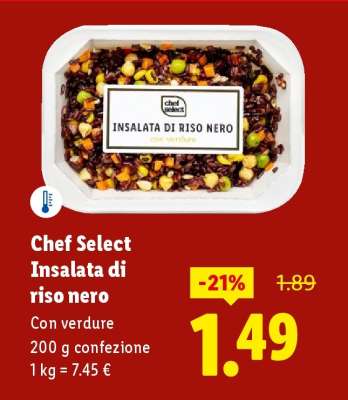 Chef Select Insalata di riso nero