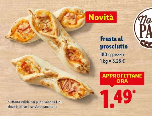 Frusta al prosciutto
