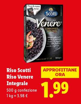 Riso Scotti Riso Venere Integrale