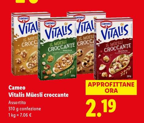CAMEO VITALIS Müesli Croccante
