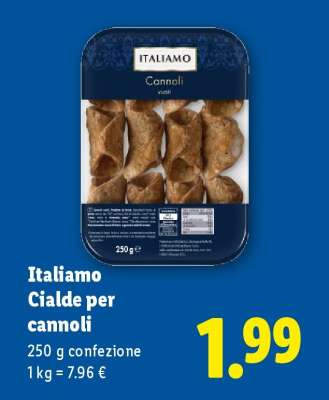 Italiamo Cialde per cannoli