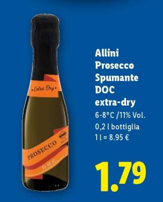 Allini Prosecco Spumante DOC extra-dry