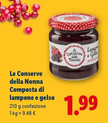 Le Conserve della Nonna Composta di lampone e gelso