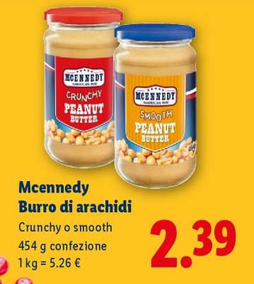 Mcennedy Burro di arachidi