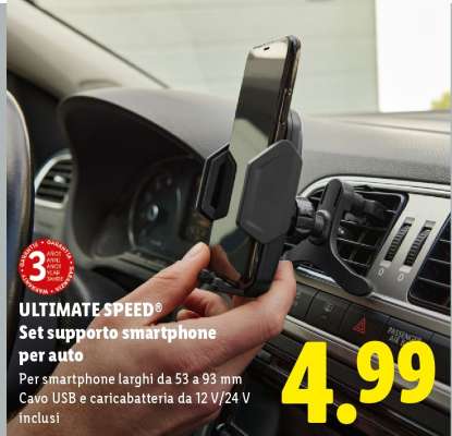 ULTIMATE SPEED® Set supporto smartphone per auto