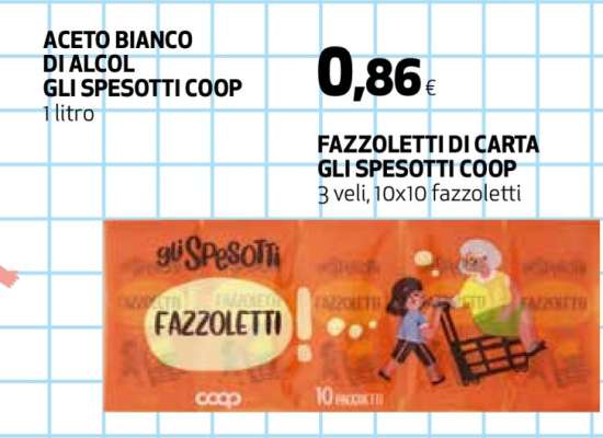 FAZZOLETTI DI CARTA GLI SPESOTTI COOP