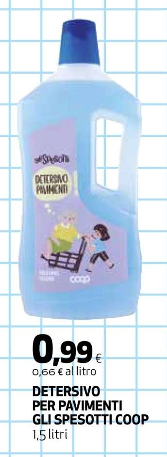 DETERSIVO PER PAVIMENTI GLI SPESOTTI COOP
