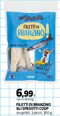 FILETTI DI BRANZINO GLI SPESOTTI COOP