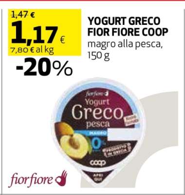 YOGURT GRECO FIOR FIORE COOP