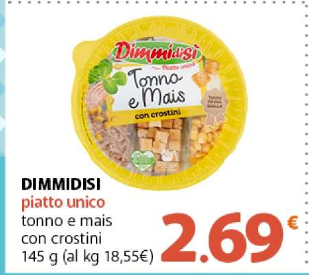 DIMMIDISI piatto unico