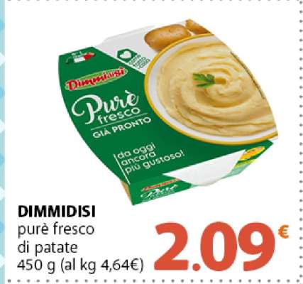 DIMMIDISI purè fresco di patate