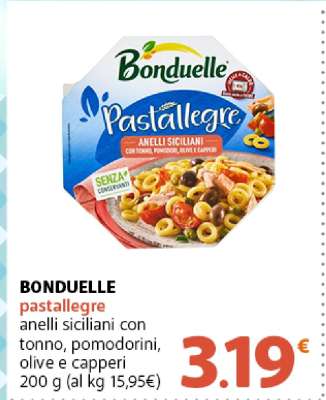 BONDUELLE pastallegre