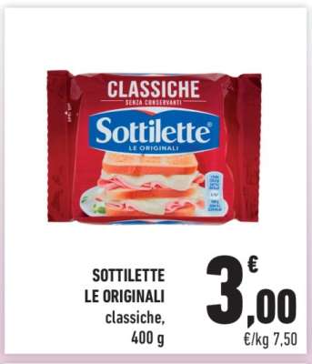 Sottilette Le Originali