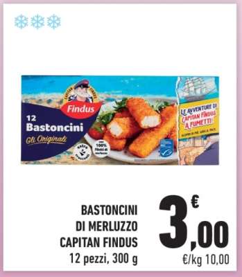 Bastoncini di Merluzzo Capitan Findus