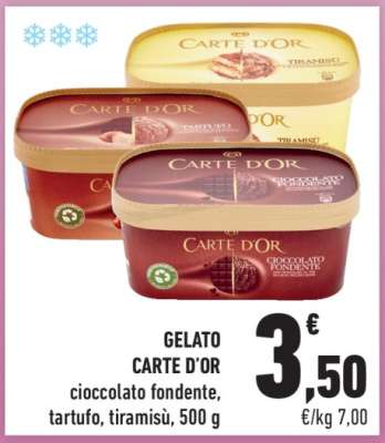 Gelato Carte D'Or