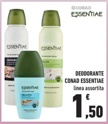 Deodorante CONAD Essentiae