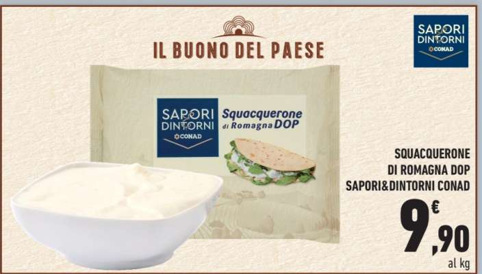 SQUACQUERONE DI ROMAGNA DOP SAPORI&DINTORNI CONAD