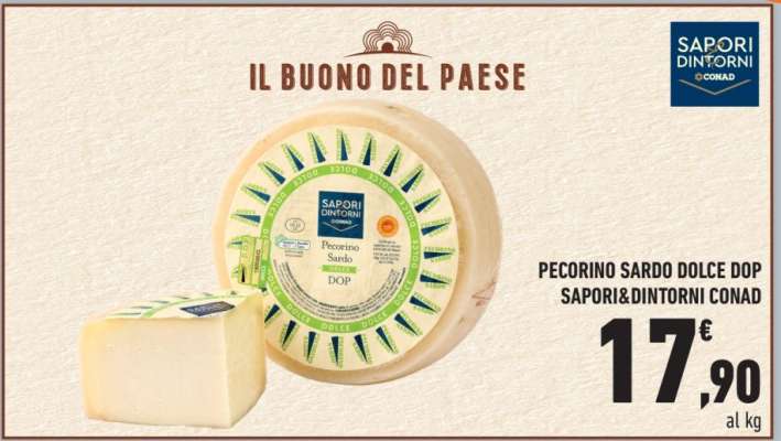 Pecorino Sardo Dolce DOP Sapori & Dintorni Conad