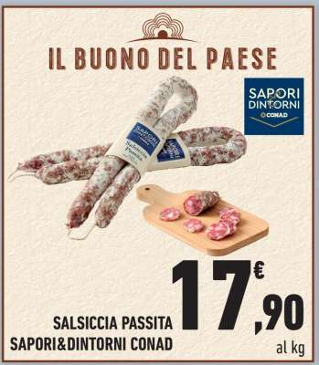 Salsiccia Passita Sapori & Dintorni Conad