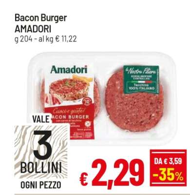Bacon Burger AMADORI