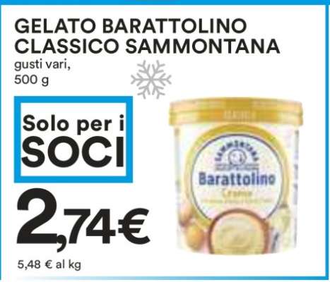 Gelato Barattolino Classico Sammontana