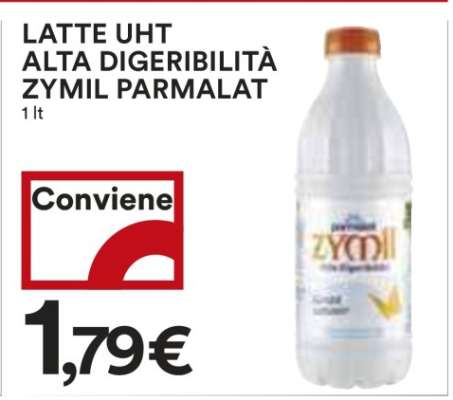 LATTE UHT ALTA DIGERIBILITÀ ZYMIL PARMALAT