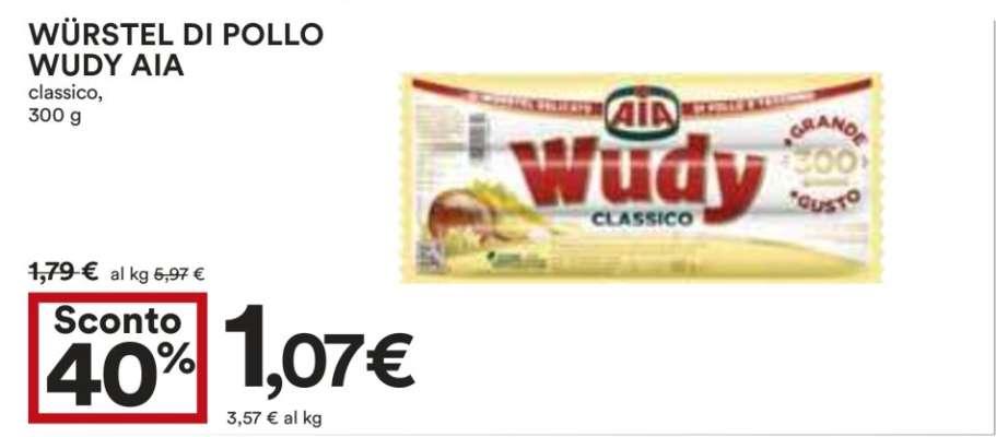 WÜRSTEL DI POLLO WUDY AIA
