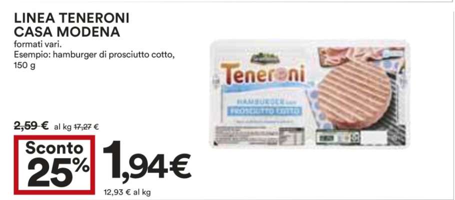 LINEA TENERONI CASA MODENA