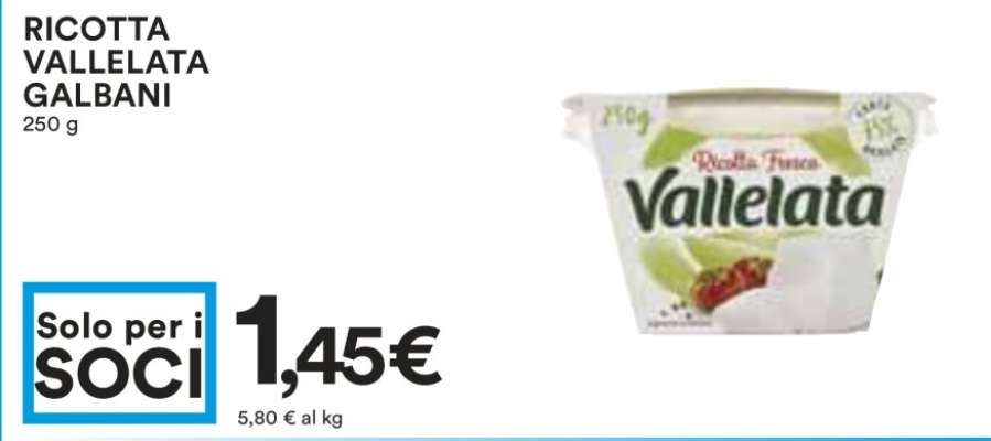 Ricotta Vallelata Galbani