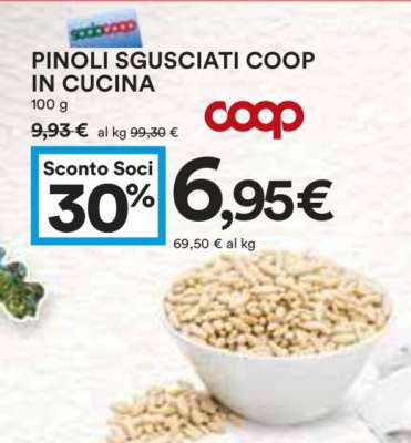 PINOLI SGUSCIATI COOP IN CUCINA
