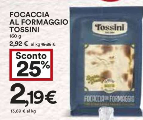 FOCACCIA AL FORMAGGIO TOSSINI