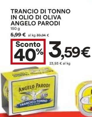 Trancio di Tonno in Olio di Oliva Angelo Parodi